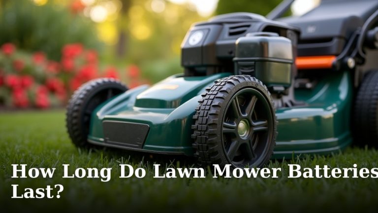 How Long Do Lawn Mower Batteries Last?