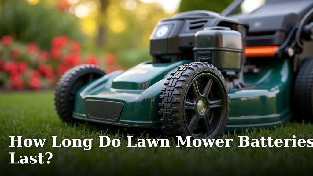 How Long Do Lawn Mower Batteries Last?