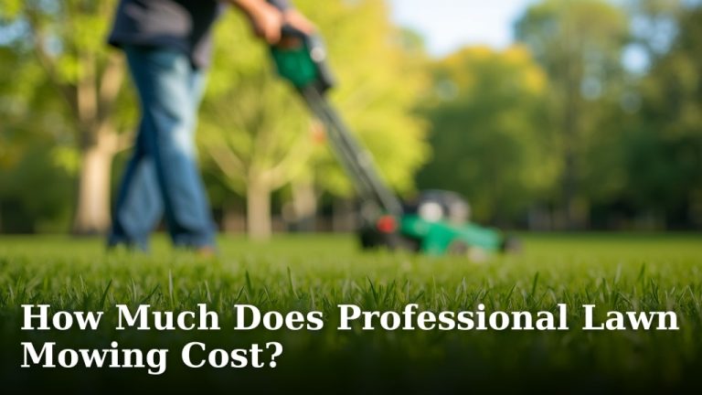 How Much Does Professional Lawn Mowing Cost?