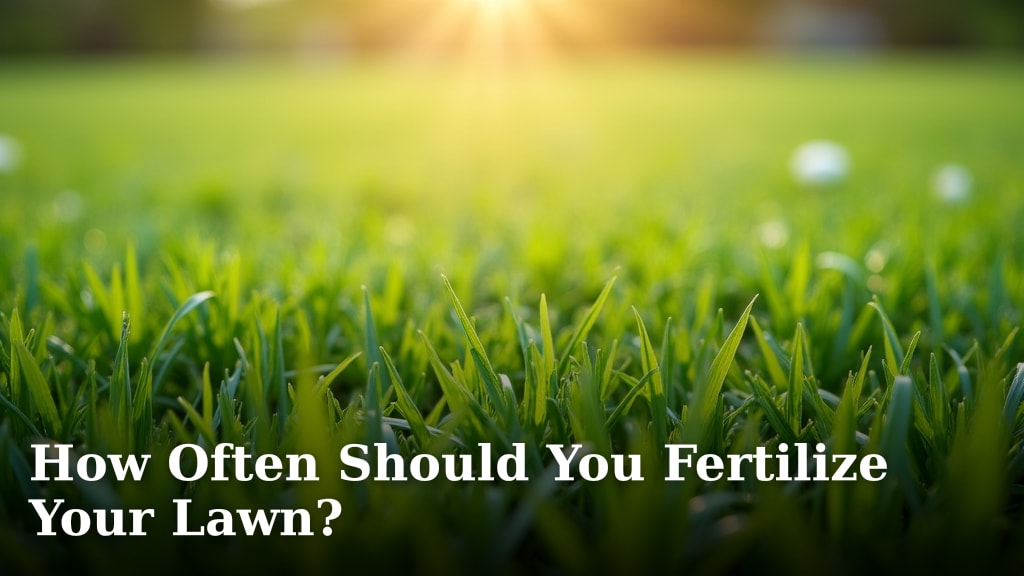 How Often Should You Fertilize Your Lawn?