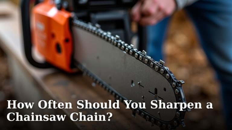 How Often Should You Sharpen a Chainsaw Chain?