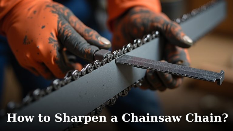 How to Sharpen a Chainsaw Chain?