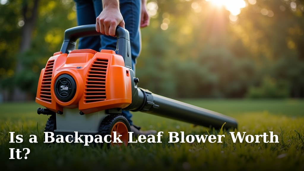 Is a Backpack Leaf Blower Worth It?