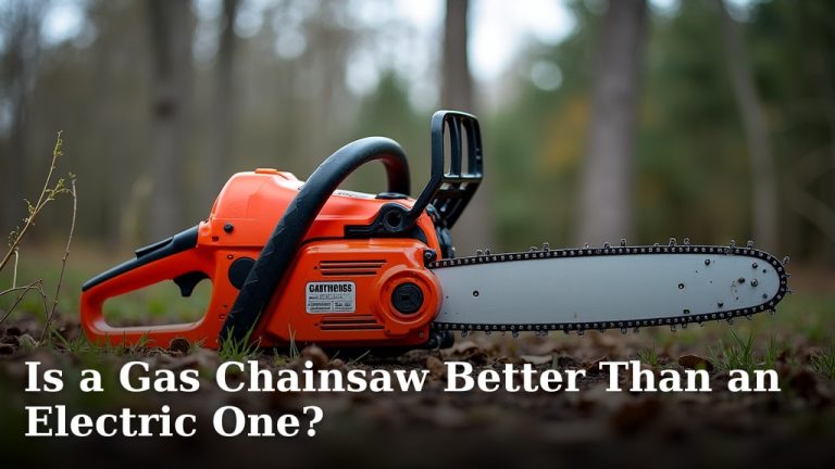 Is a Gas Chainsaw Better Than an Electric One?