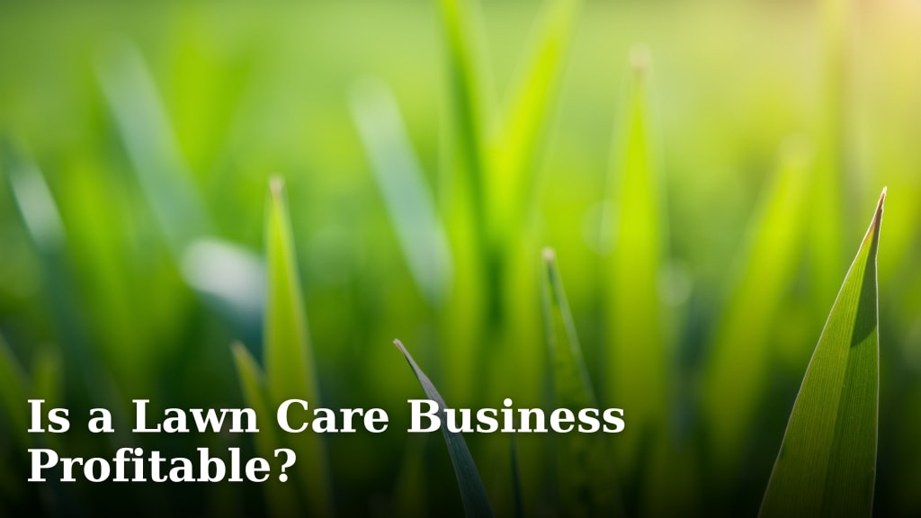 Is a Lawn Care Business Profitable?
