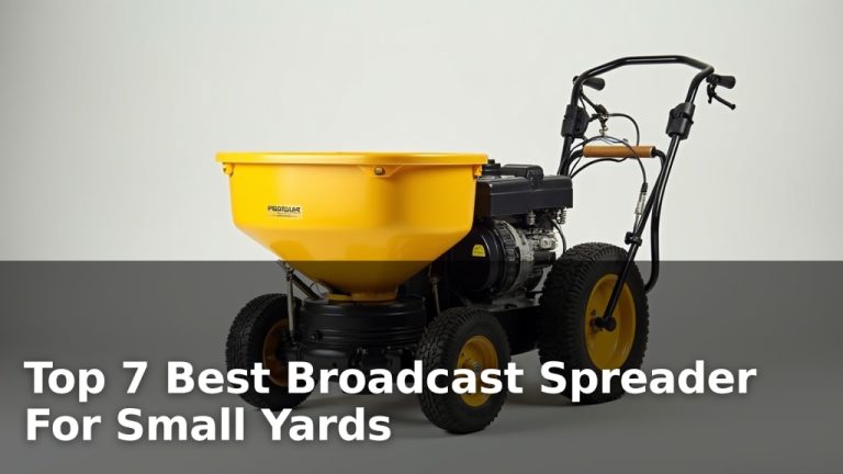 Top 7 Best Broadcast Spreader For Small Yards