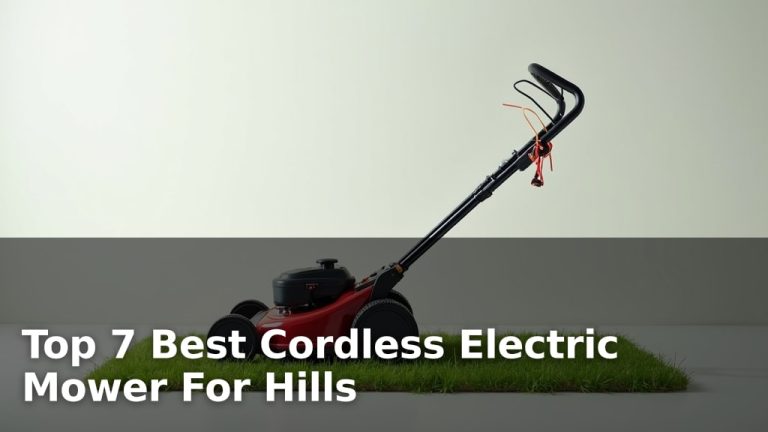 Top 7 Best Cordless Electric Mower For Hills