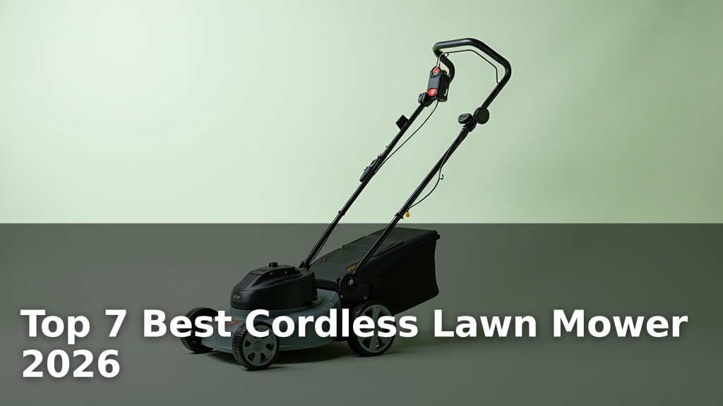 Top 7 Best Cordless Lawn Mower 2026