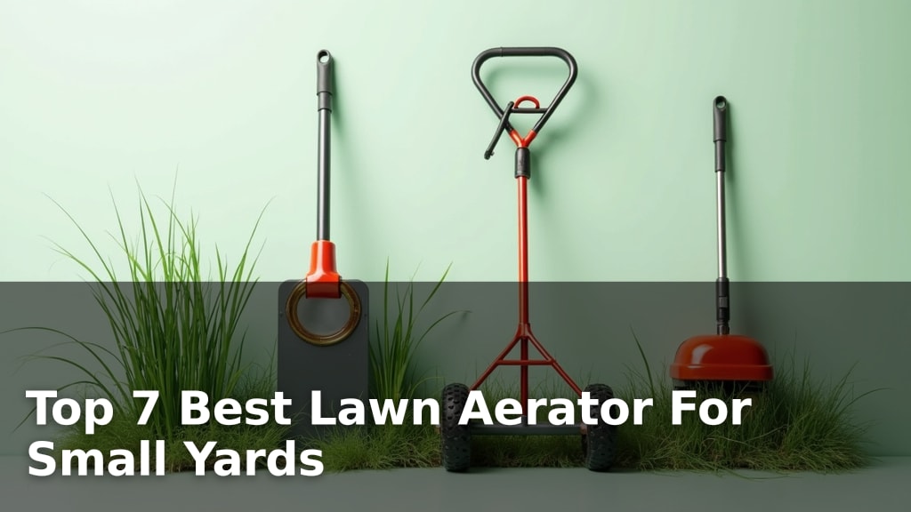 Top 7 Best Lawn Aerator For Small Yards