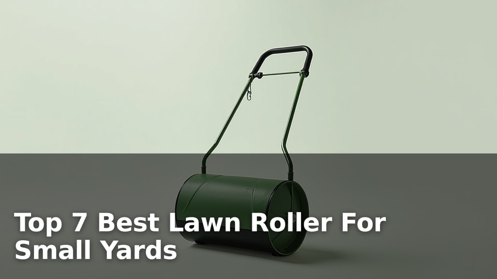 Top 7 Best Lawn Roller For Small Yards