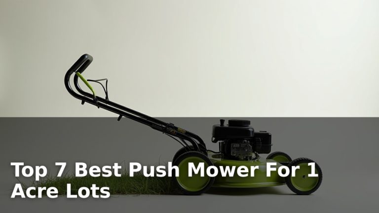 Top 7 Best Push Mower For 1 Acre Lots