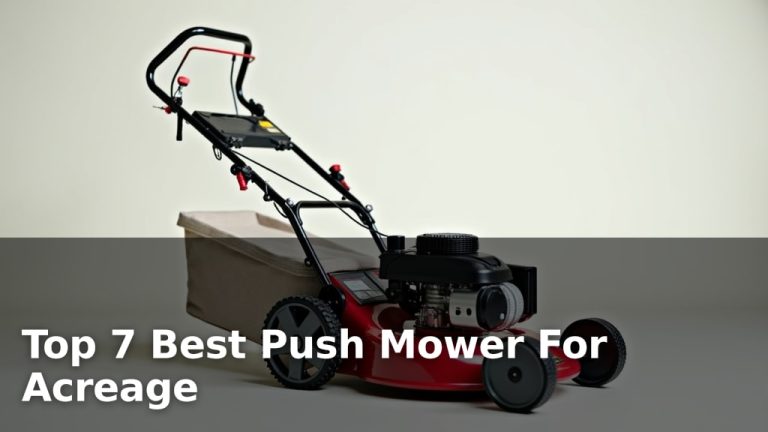 Top 7 Best Push Mower For Acreage