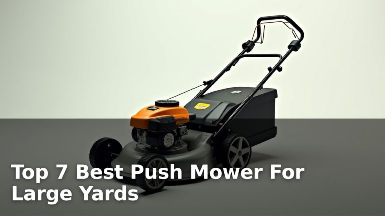 Top 7 Best Push Mower For Large Yards