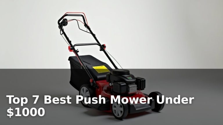 Top 7 Best Push Mower Under $1000