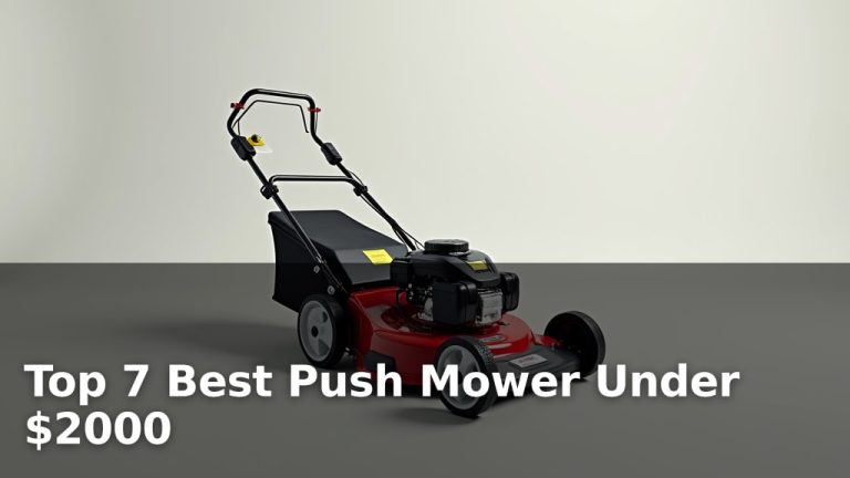 Top 7 Best Push Mower Under $2000