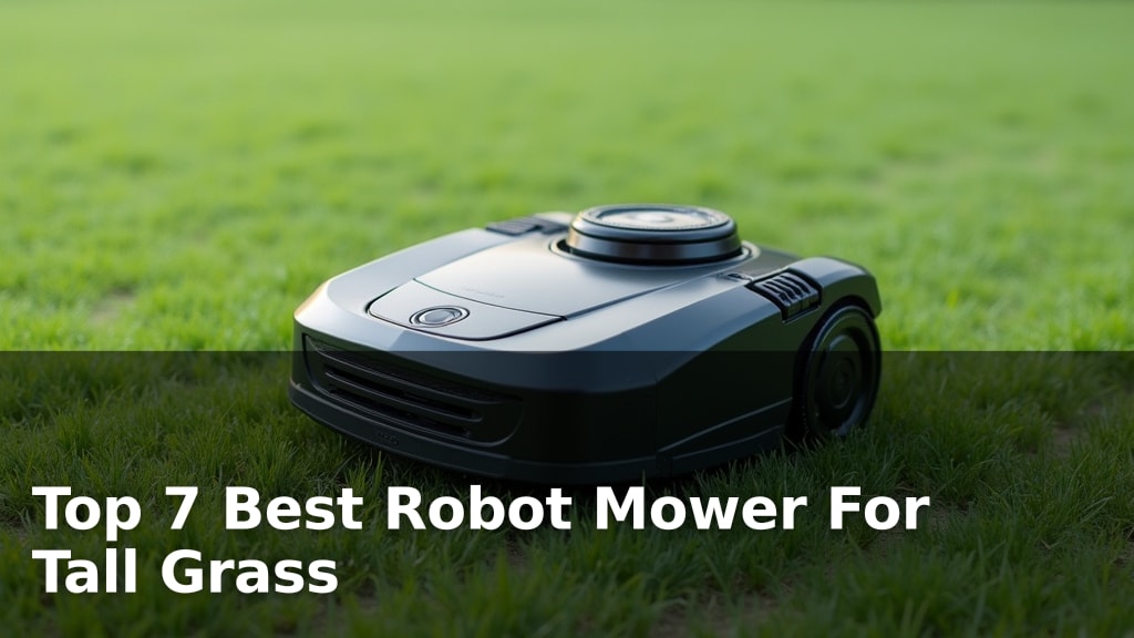 Top 7 Best Robot Mower For Tall Grass