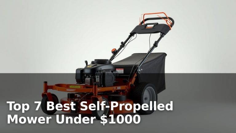 Top 7 Best Self-Propelled Mower Under $1000