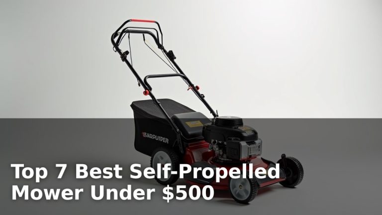 Top 7 Best Self-Propelled Mower Under $500
