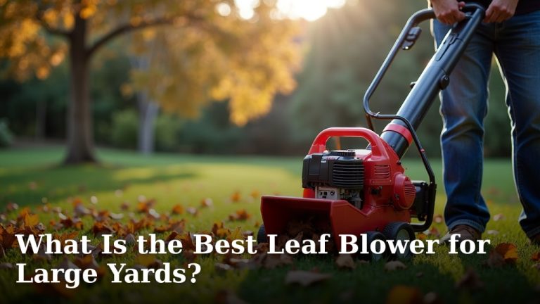 What Is the Best Leaf Blower for Large Yards?