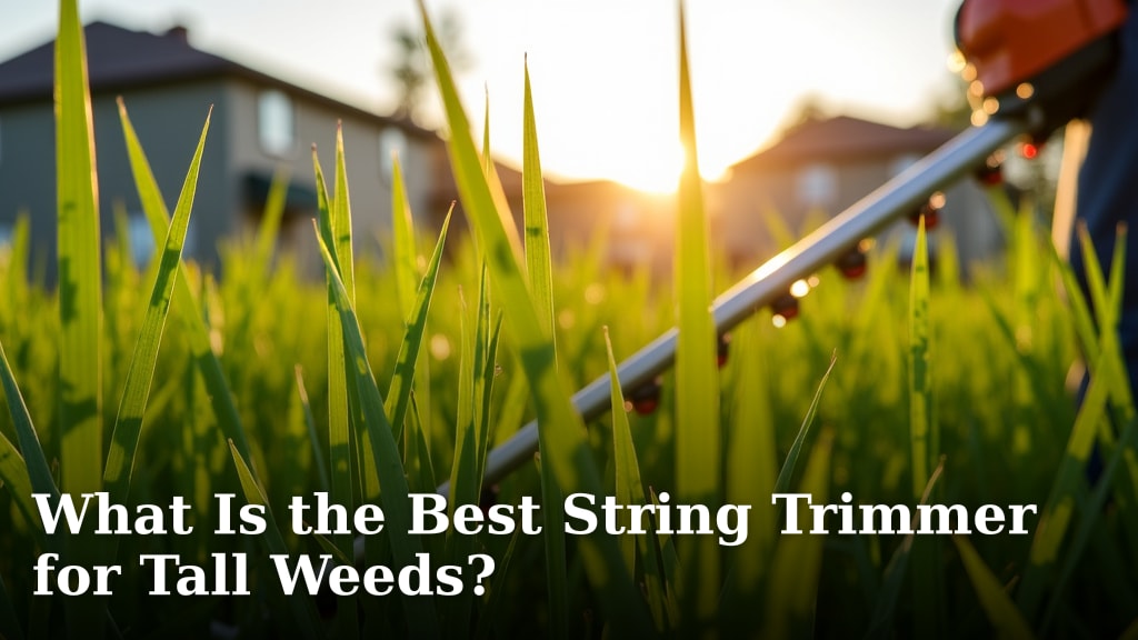 What Is the Best String Trimmer for Tall Weeds?