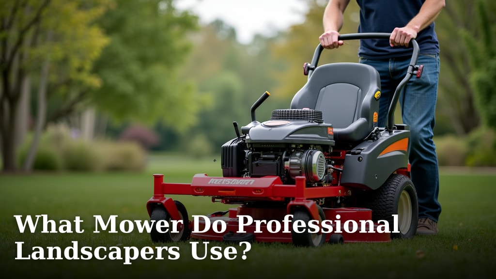 What Mower Do Professional Landscapers Use?