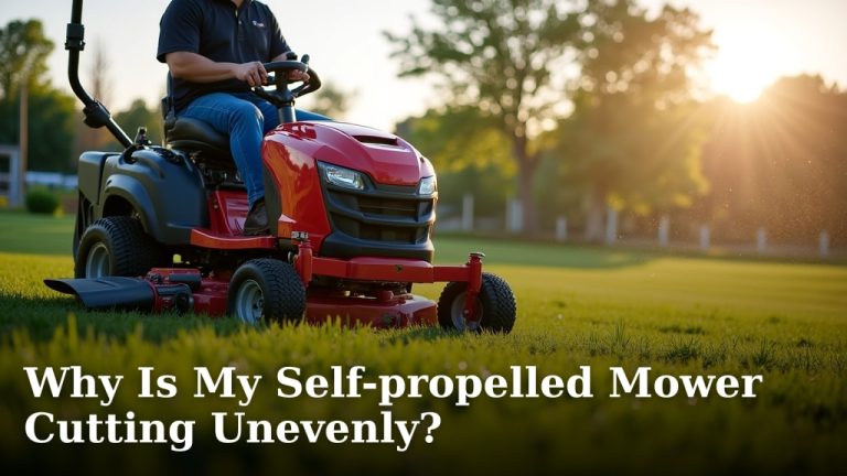 Why Is My Self-propelled Mower Cutting Unevenly?
