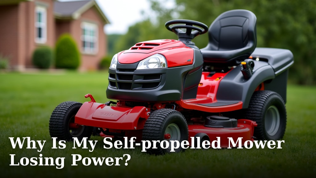 Why Is My Self-propelled Mower Losing Power?