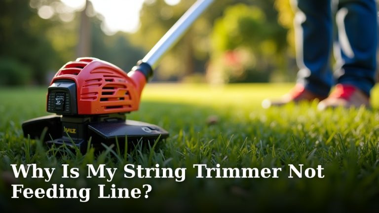 Why Is My String Trimmer Not Feeding Line?