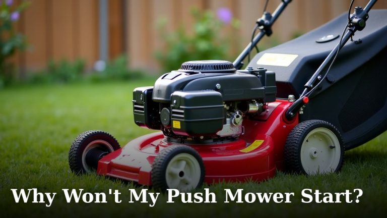 Why Won't My Push Mower Start?