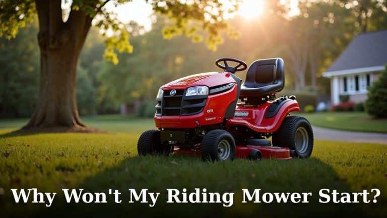 Why Won't My Riding Mower Start?