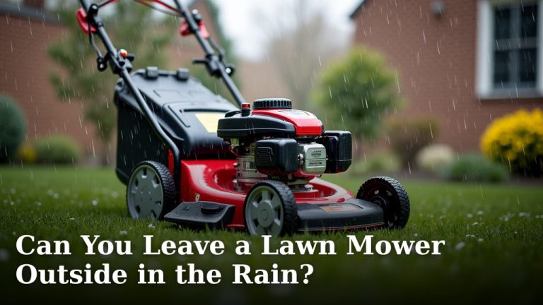 Can You Leave a Lawn Mower Outside in the Rain?