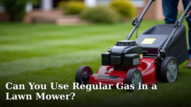 Can You Use Regular Gas in a Lawn Mower?