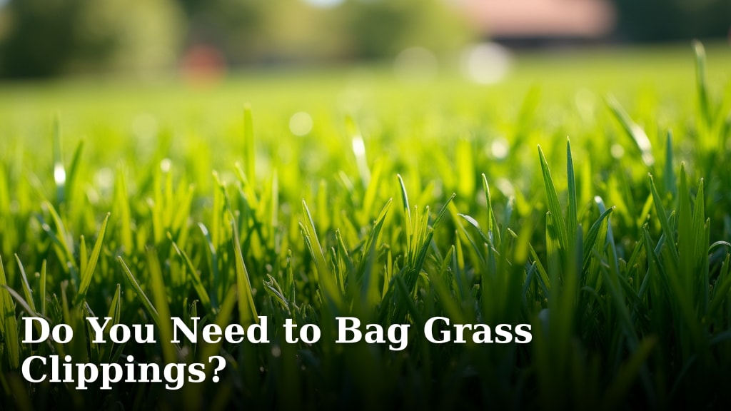 Do You Need to Bag Grass Clippings?