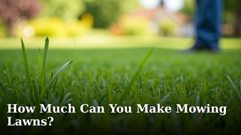 How Much Can You Make Mowing Lawns?