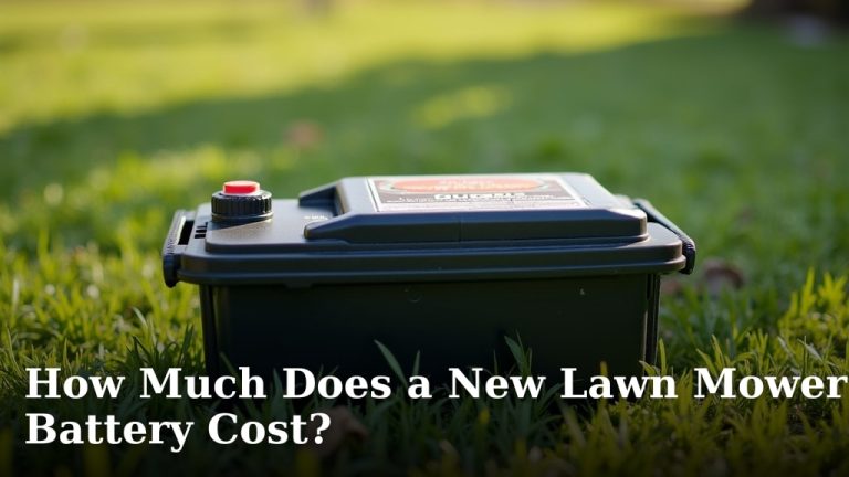 How Much Does a New Lawn Mower Battery Cost?