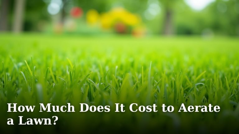 How Much Does It Cost to Aerate a Lawn?