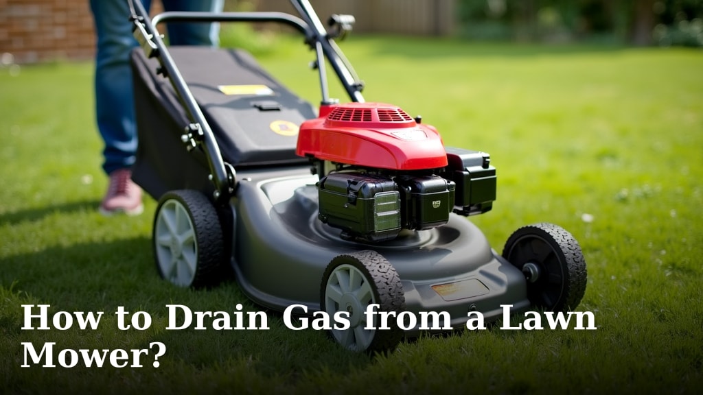 How to Drain Gas from a Lawn Mower?
