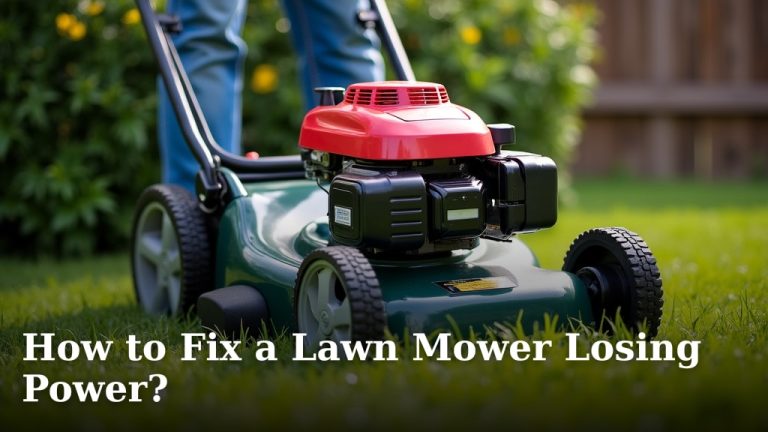 How to Fix a Lawn Mower Losing Power?