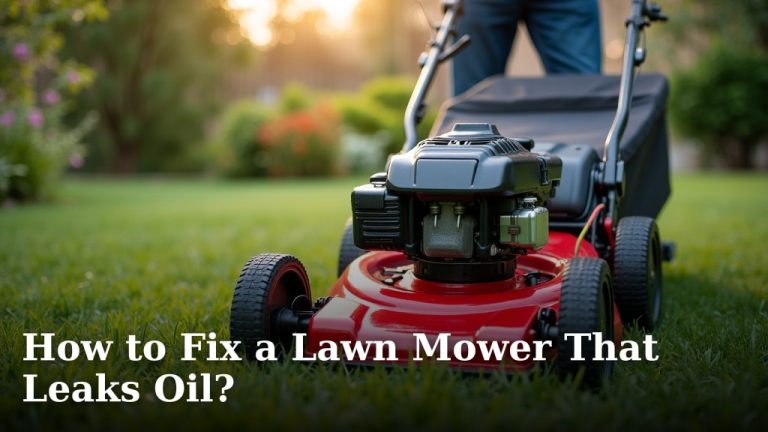 How to Fix a Lawn Mower That Leaks Oil?