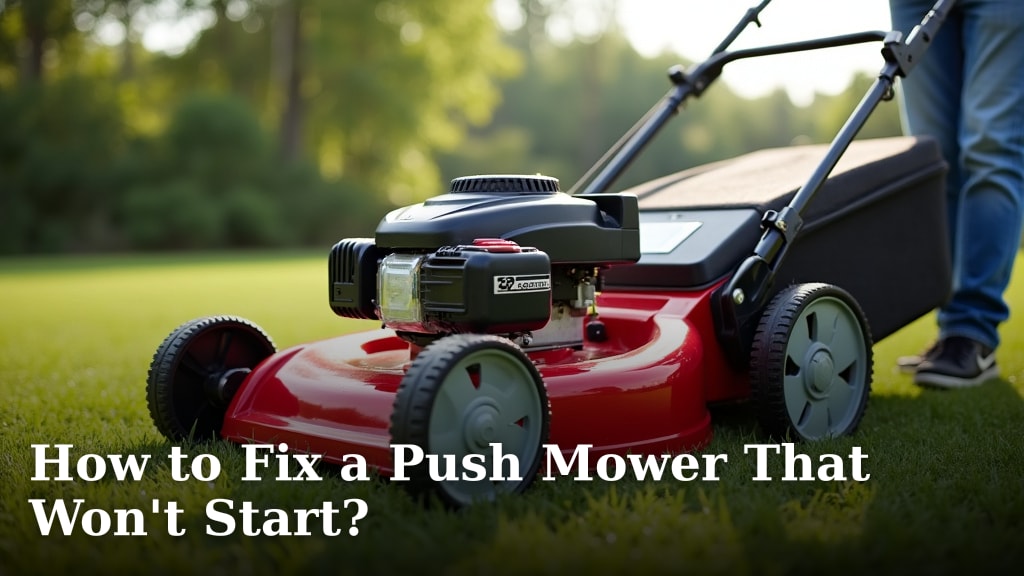 How to Fix a Push Mower That Won't Start?