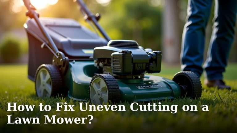 How to Fix Uneven Cutting on a Lawn Mower?