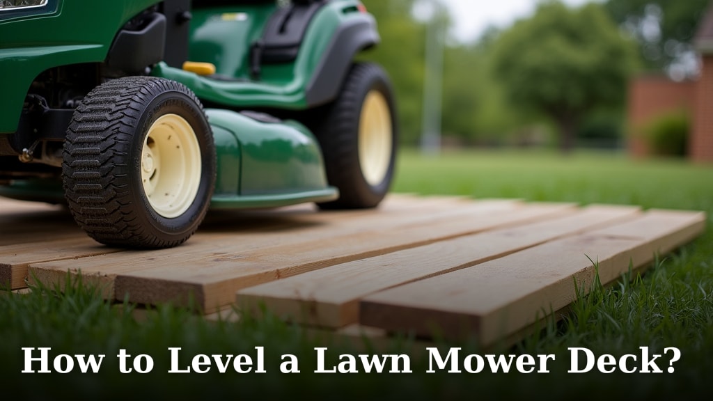 How to Level a Lawn Mower Deck?