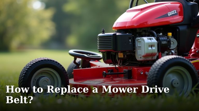 How to Replace a Mower Drive Belt?