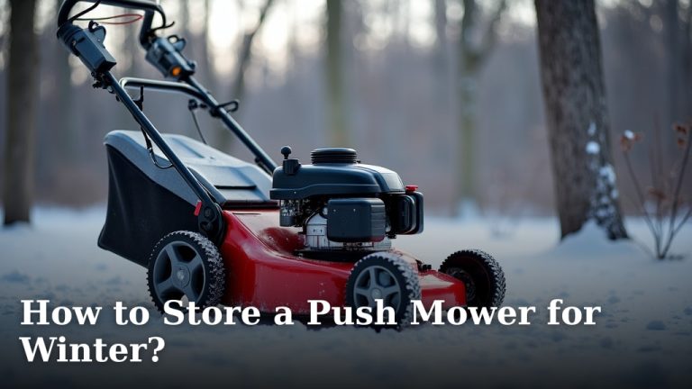 How to Store a Push Mower for Winter?