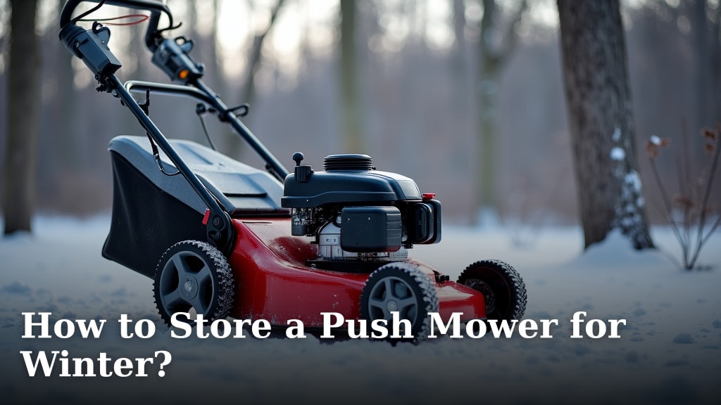 How to Store a Push Mower for Winter?