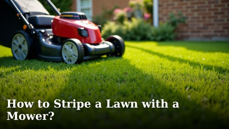 How to Stripe a Lawn with a Mower?