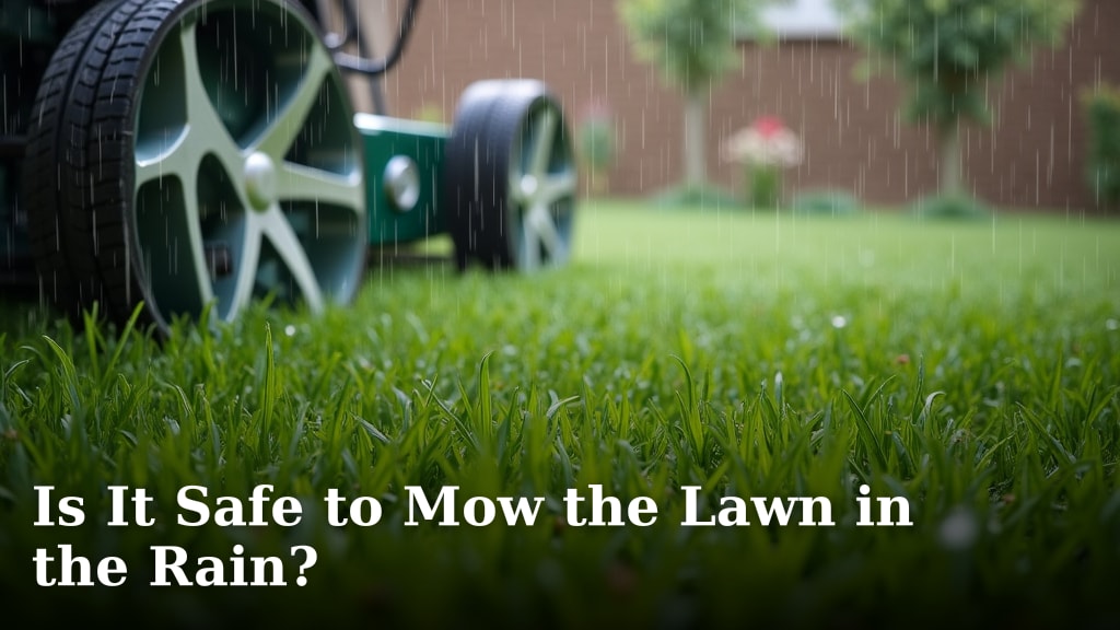 Is It Safe to Mow the Lawn in the Rain?