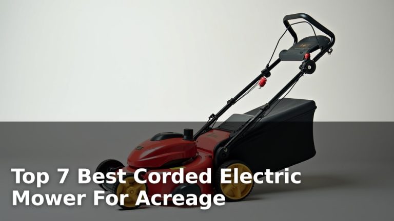 Top 7 Best Corded Electric Mower For Acreage