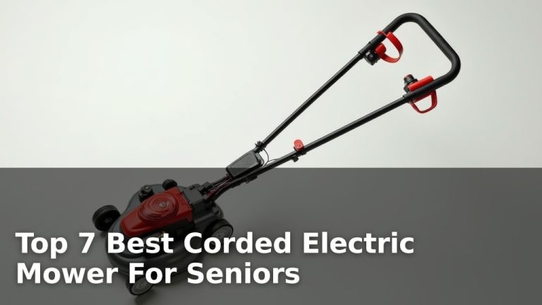 Top 7 Best Corded Electric Mower For Seniors