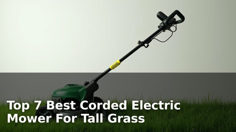 Top 7 Best Corded Electric Mower For Tall Grass